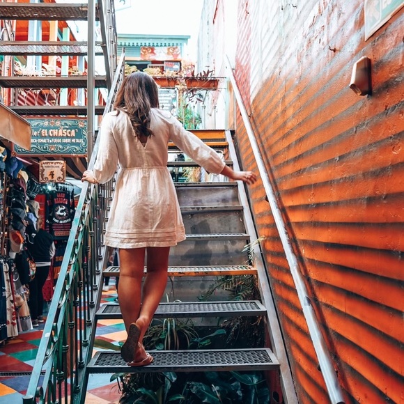 White Zara mini dress - Picture 1 of 2